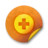 Orange sticker badges 038 Icon